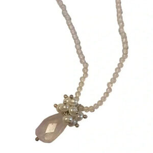 Marie DeMasi Ltd Pearl Quartz Beaded Necklace